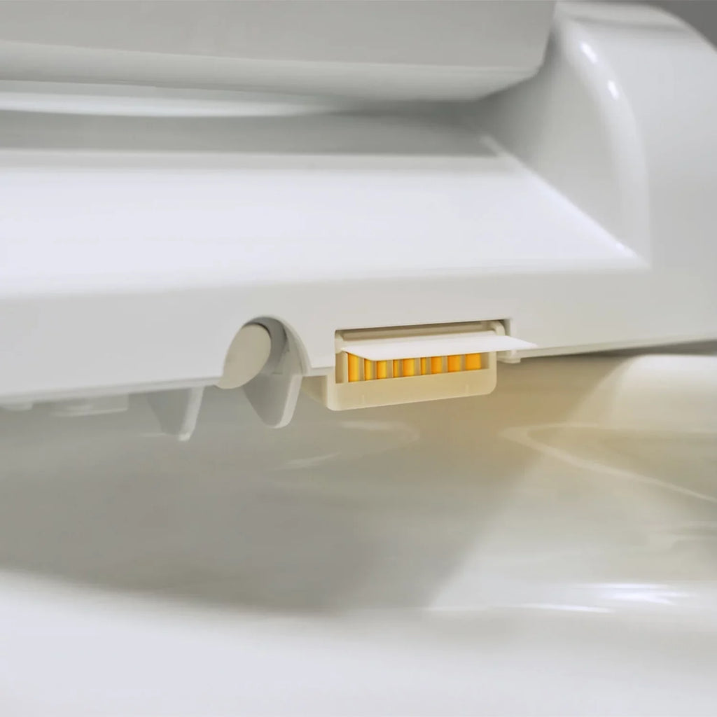 and Sidearm, Steel Seat Bidet with White Dryer Stainless SE400 Round Brondell Nozzle, Swash