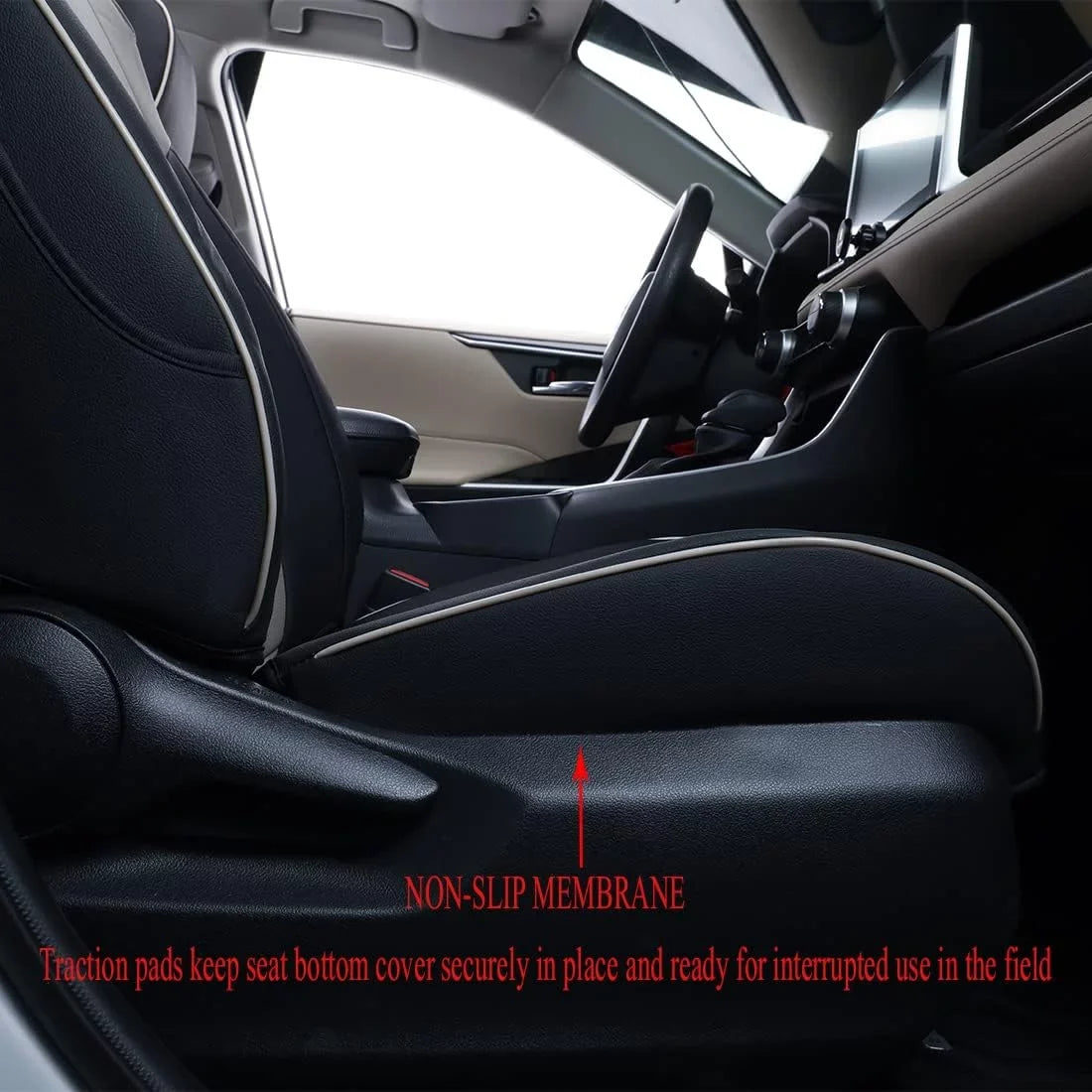 RAV4 (Black/Gray) Seat 2020 SE 2022 for 2021 2023-Full Hybrid Custom Set,Leather Fit Hybrid,XSE 2023 2019 Toyota Car RAV4 EKR Prime,2022 Cover