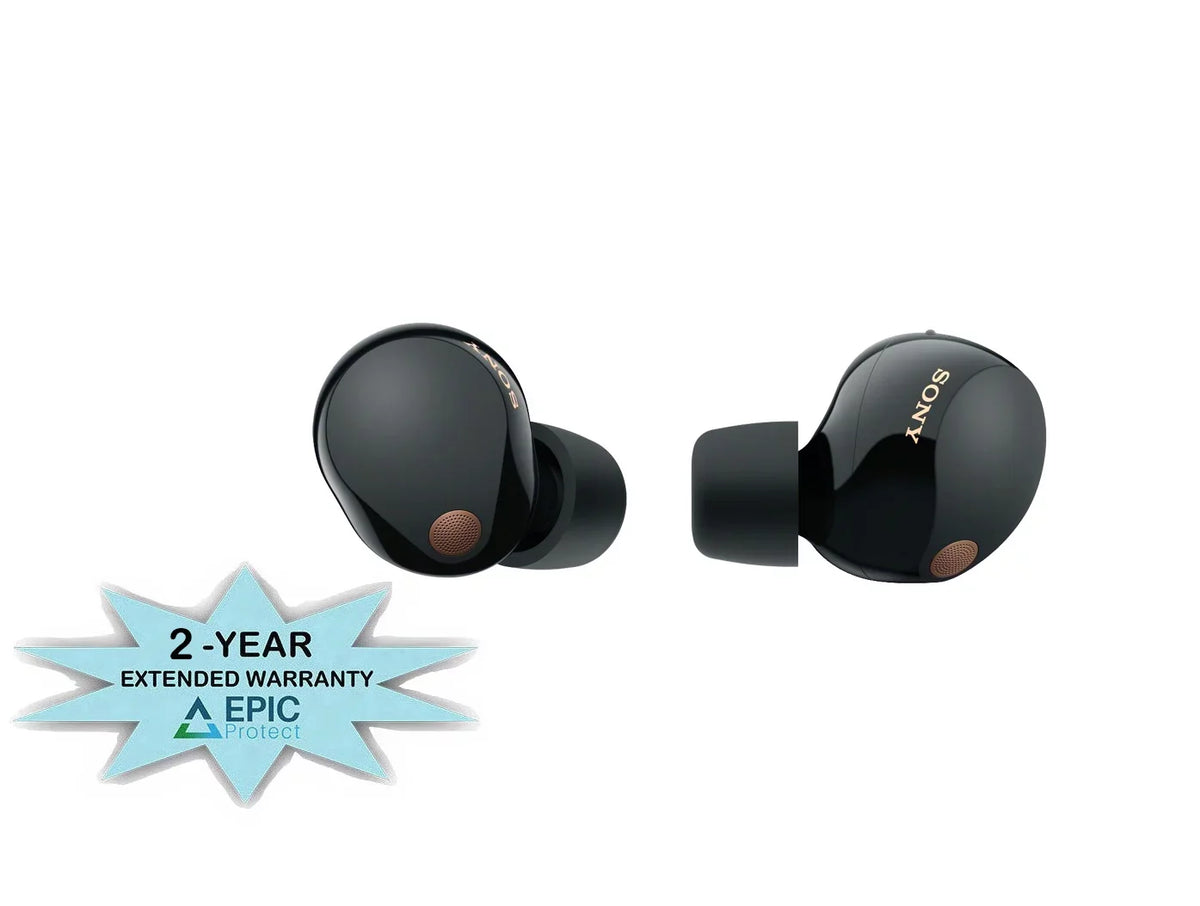2 Year High-Res Protect (2023) Canceling Additional Noise Wireless an with Earbuds by WF-1000XM5-BLACK Epic Coverage