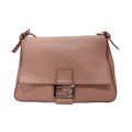Pre-Owned Bag Leather FENDI Pink (Good) 2381-8BR102-NDU-039 Selleria Metallic z0591 Shoulder Women's