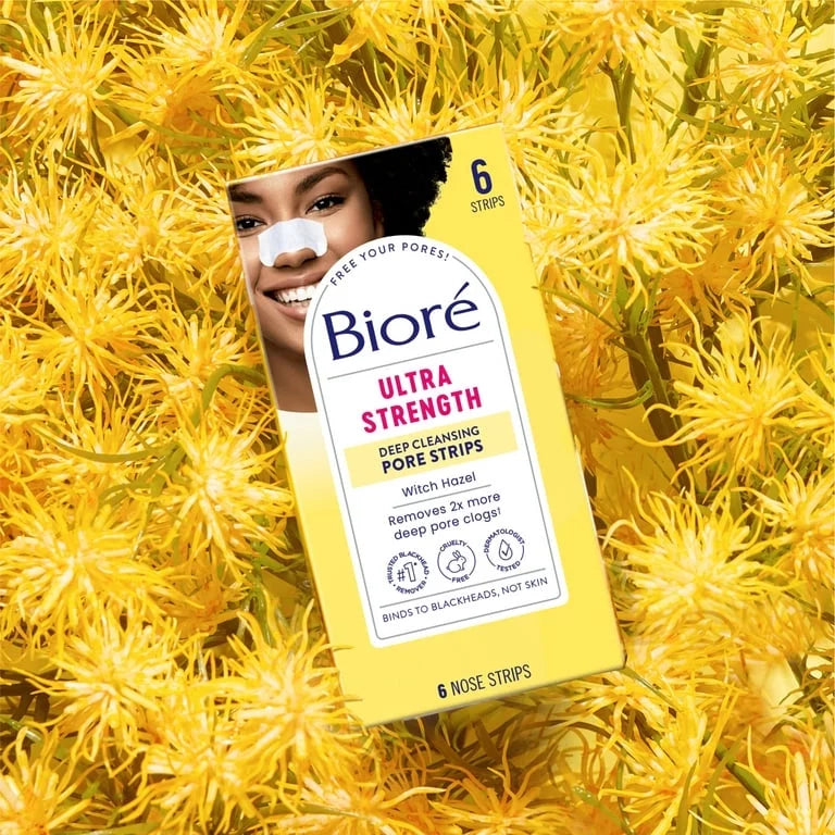 6 Each 6 Strips Cleansing Ultra Deep Biore Nose - Pack Pore