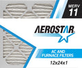 '- by Aerostar 11, Air of 6 and AC Box Furnace 12x24x1 Filter MERV