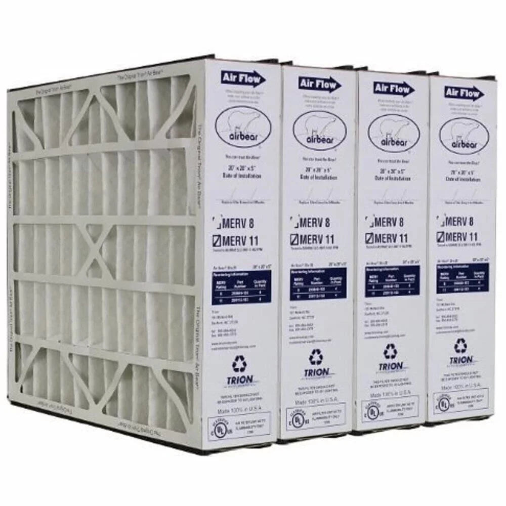 Purifier 20 Pack) 5 Bear x x 11 Open Trion Box (4 Inch MERV Air Air 20 Filter
