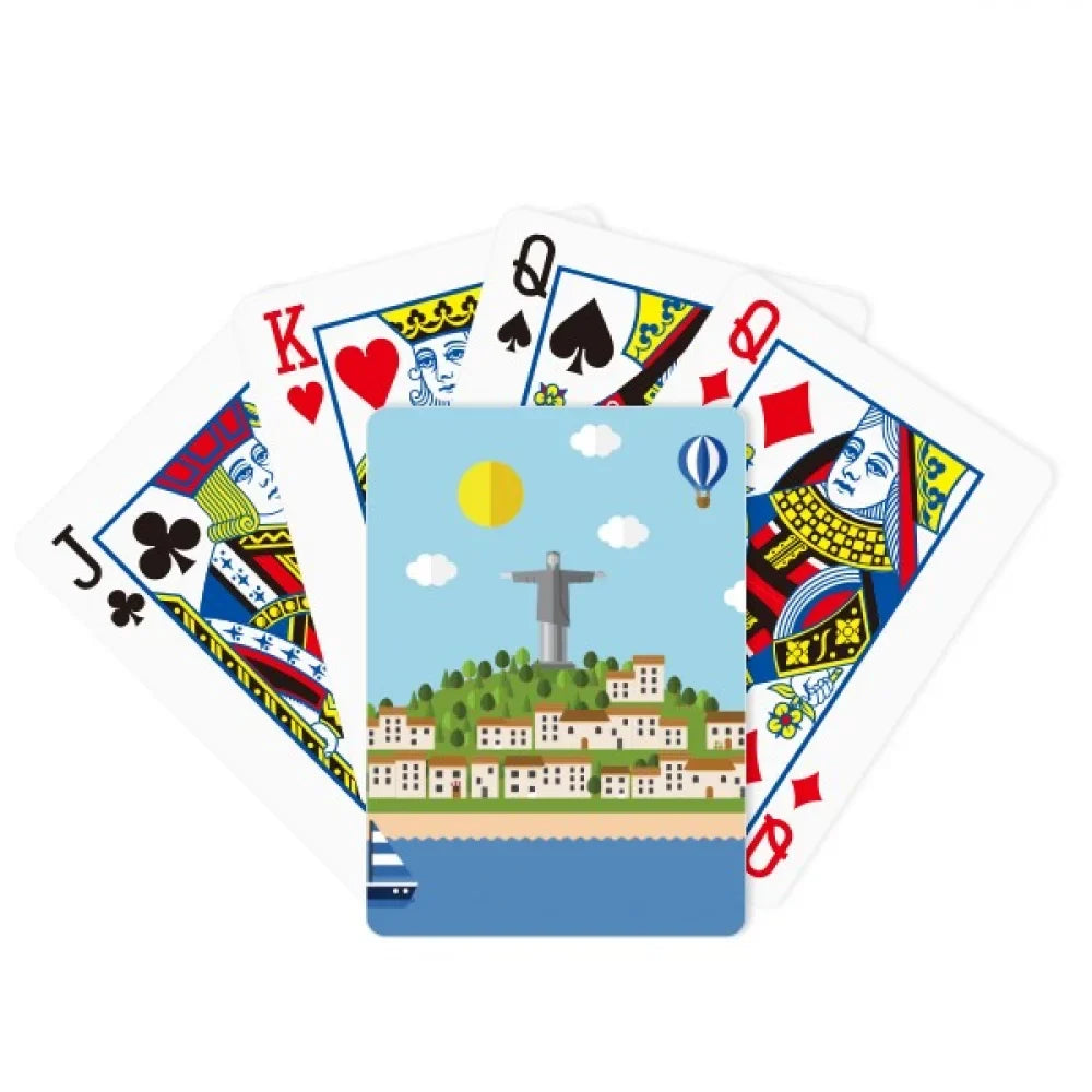 Mount Poker Fun Magic Corcovado Card Board Brazil Playing Balloon Game Fire