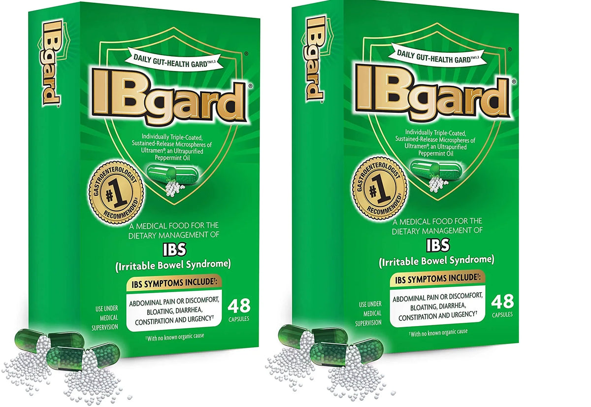 of Capsules IBgard 2) Bowel 48 Relief Syndrome Irritable (IBS) (Pack