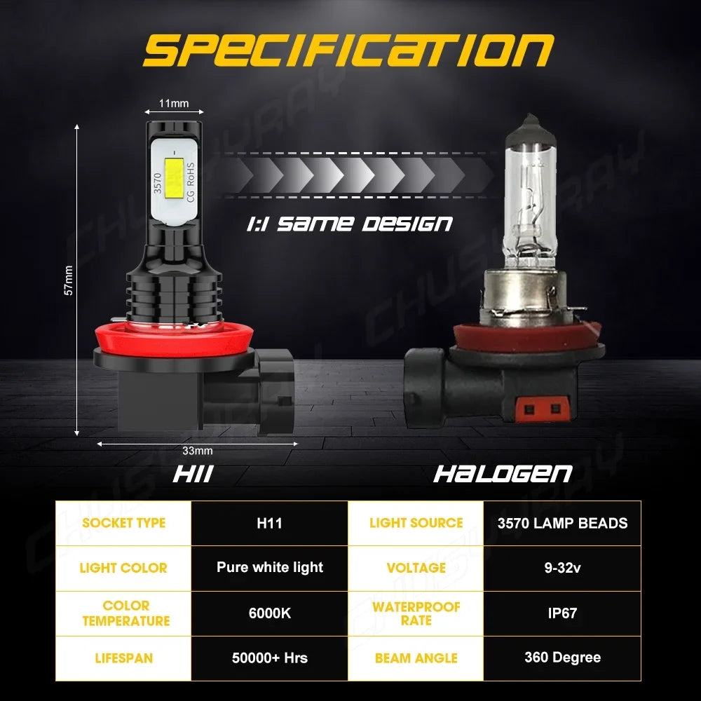 9005 Light LED HID Beam D4S D4S High Combo 6Pcs Bulbs 9005/HB3 Headlight Beam Low Fog
