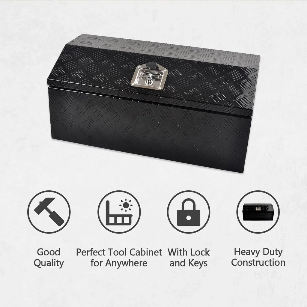 RV Tool FGJQEFG w/ Aluminum Inch Box Tongue 30 Trailer Inch 30x13.2x13.5 Organizer Lock Storage