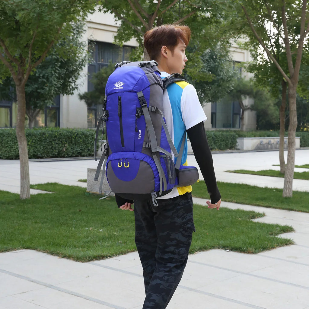 Waterproof with Compartment Camping Rain Shoe Cover Backpack Adventure Backpack50L and