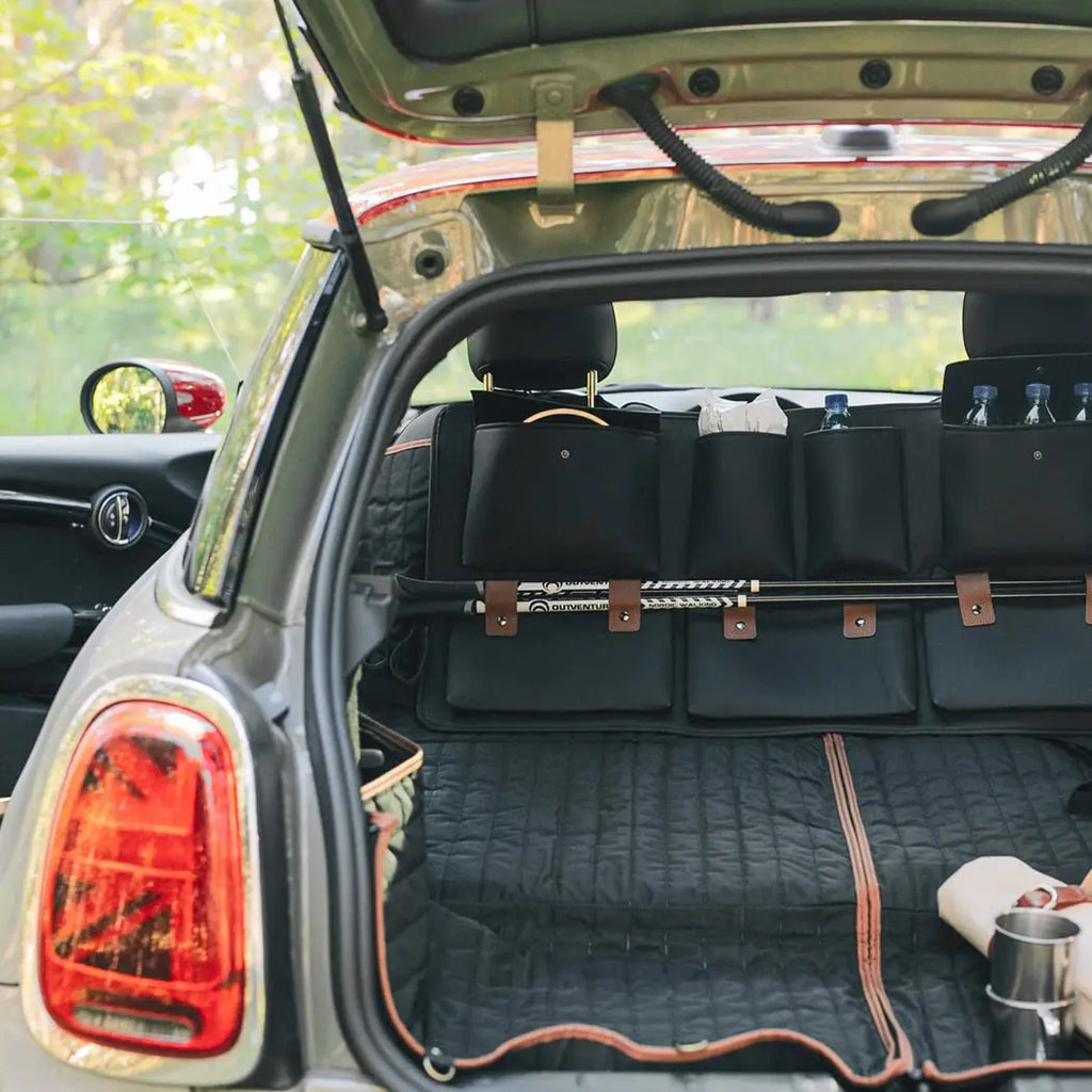 Black Trunk Hanging Leather Organizer Brown Storage SUV Pockets Accessories With Car Eco Waterproof Owleys