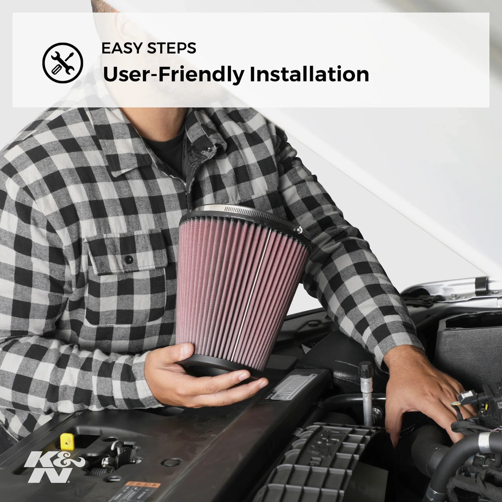 E-3735 Engine Filter, Duty: High Air K&N Filter: Performance, Premium, Replacement Heavy Washable, Industrial