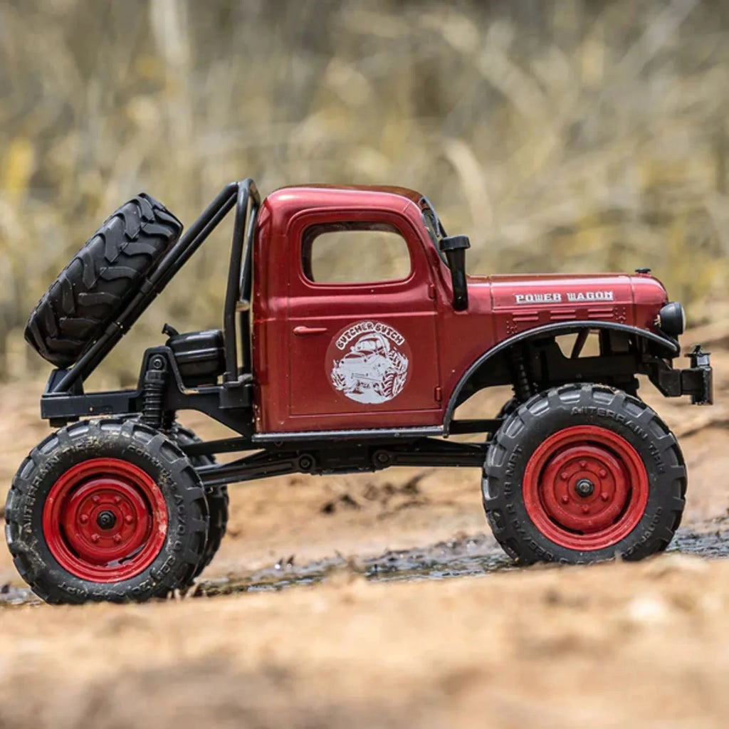 Wagon Red FMS 1:24 Power FCX24 RTR -