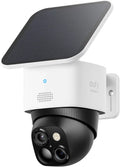 Wi-Fi, Camera, No 2.4 360° Blind Spots, Monthly SoloCam Compatible S340, HomeBase Solar Camera, exterior Fee, Security Surveillance, Wireless GHz S380 eufy No Security
