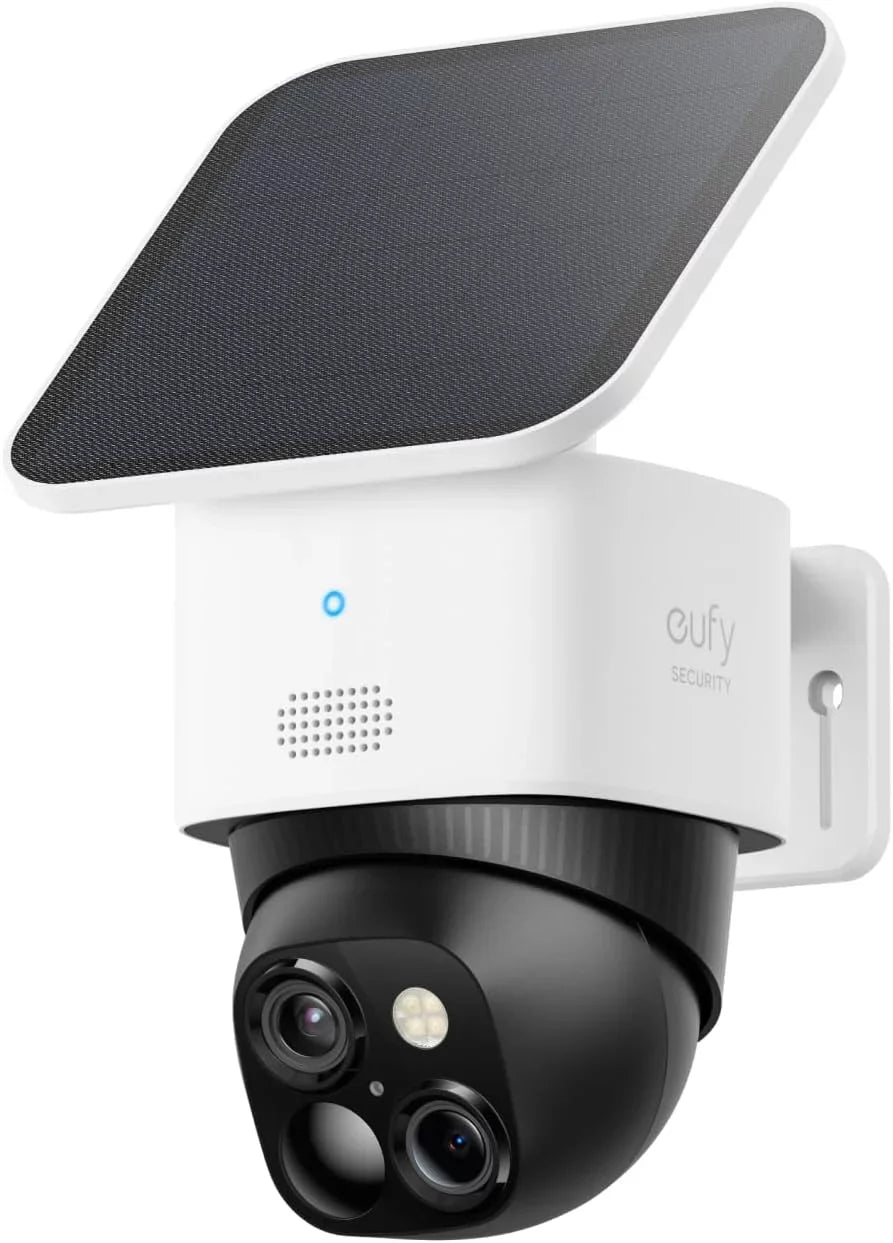 Wi-Fi, Camera, No 2.4 360° Blind Spots, Monthly SoloCam Compatible S340, HomeBase Solar Camera, exterior Fee, Security Surveillance, Wireless GHz S380 eufy No Security
