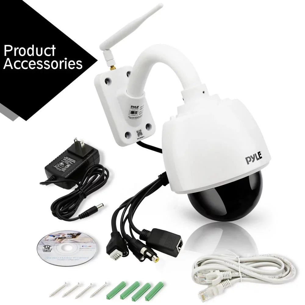 Zoom in Optical with PYLE PIPCAMHD47.5 32g Cam - 4x WiFi HD exterior Camera Hi-Res SD - Built IP Weatherproof