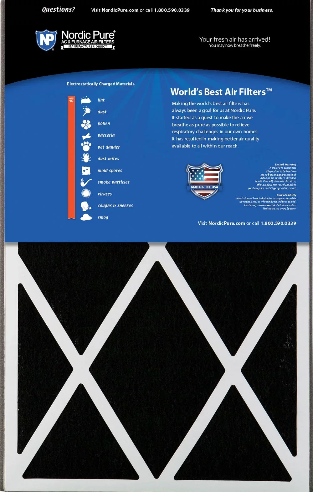 MERV Cub Carbon Plus Replacement 7 Air 16x25x3 Pack Filter Air 15 Bear