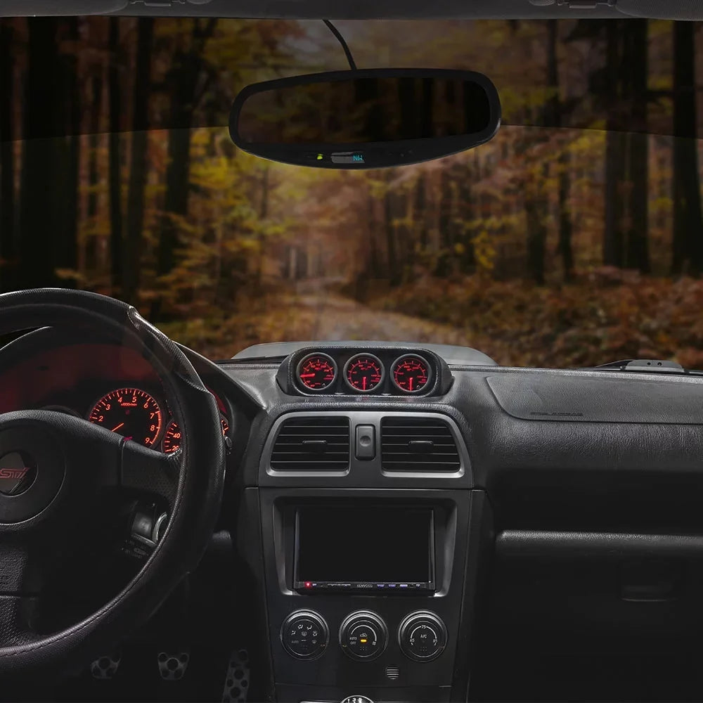 Impreza Gauge Set Replacement 7 Tinted WRX Triple Dashboard GS1 Clock GlowShift Gauge 2002-2007 Color Package Subaru with