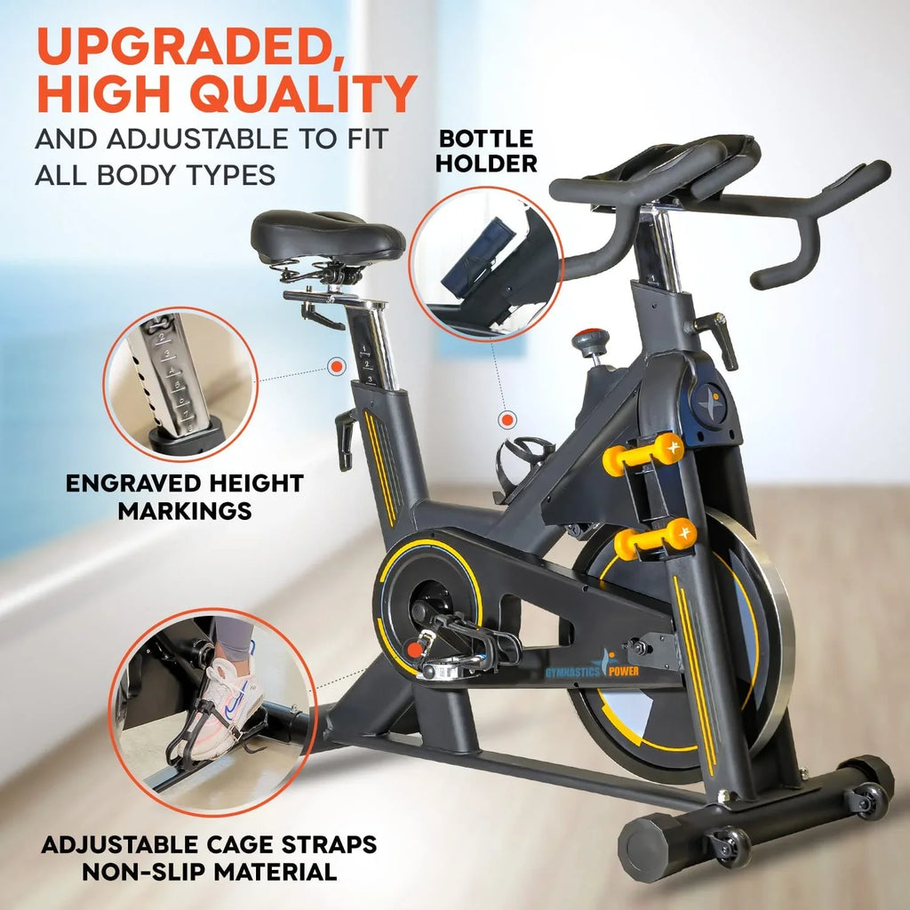 Build commercial stationary bike, resistance with Gymnastics capacity magnetic 350 Power and dumbbells, exercise indoor bike lbs