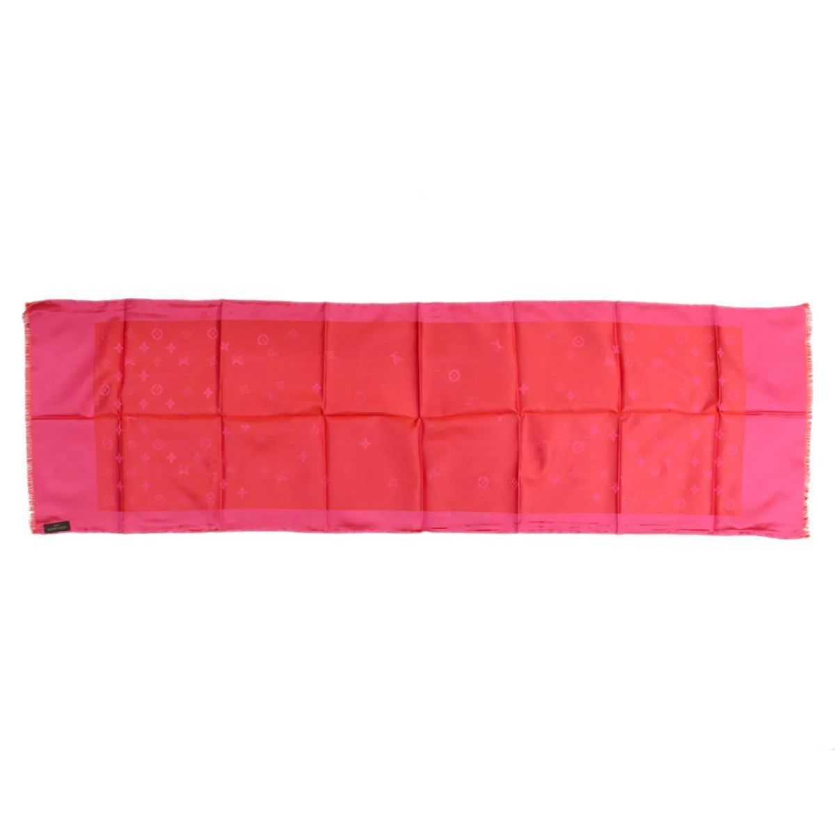 silk pink (Good) / Pre-Owned scarf 100% monogram