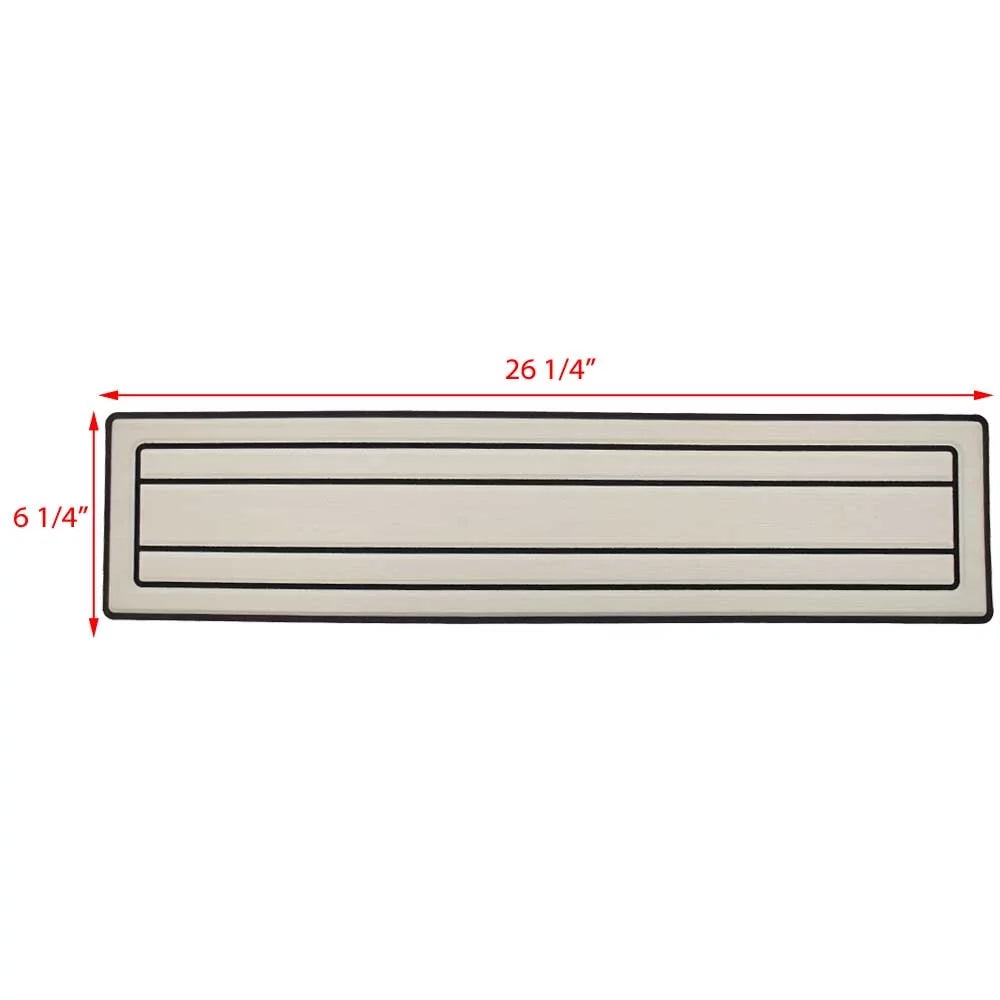 Deck Mat | Pro LTS 260 Footrest Console Gray Boat 207543 Triton Non-Skid