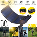Portable iPhone, Laptop, Solar Caravan Power Panel for exterior Ipad, Travel Foldable 80W RV MDHAND Suitable Camping Suitable USB Port, Station, for