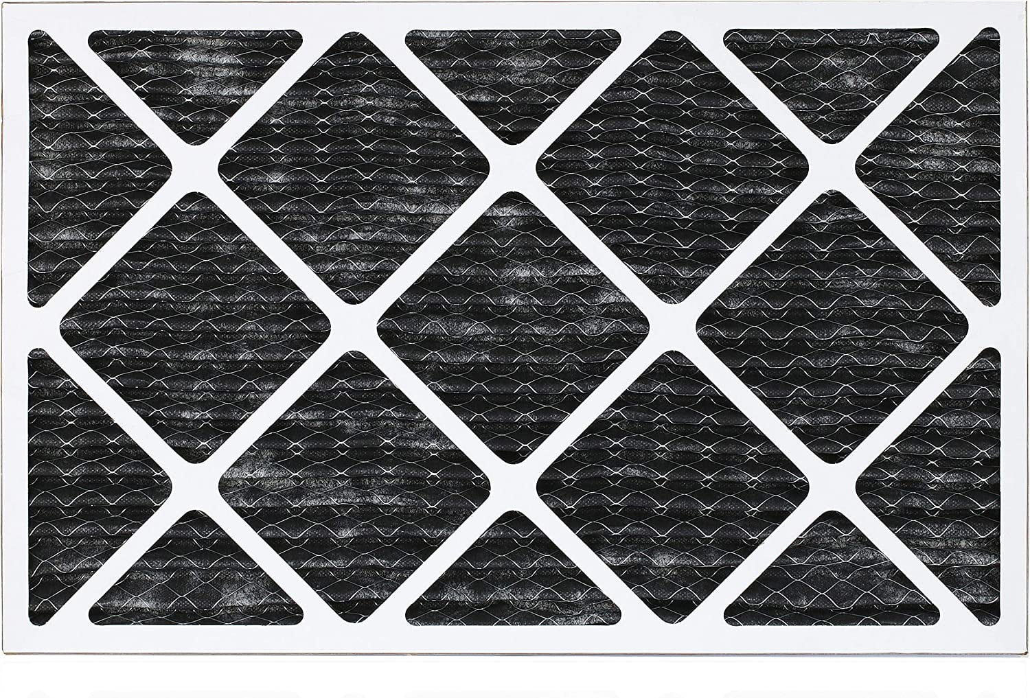 8 MERV AC (6-Pack) Filters Air Furnace Odor Filterbuy HVAC Pleated Activated Eliminator with 14x24x1 Carbon