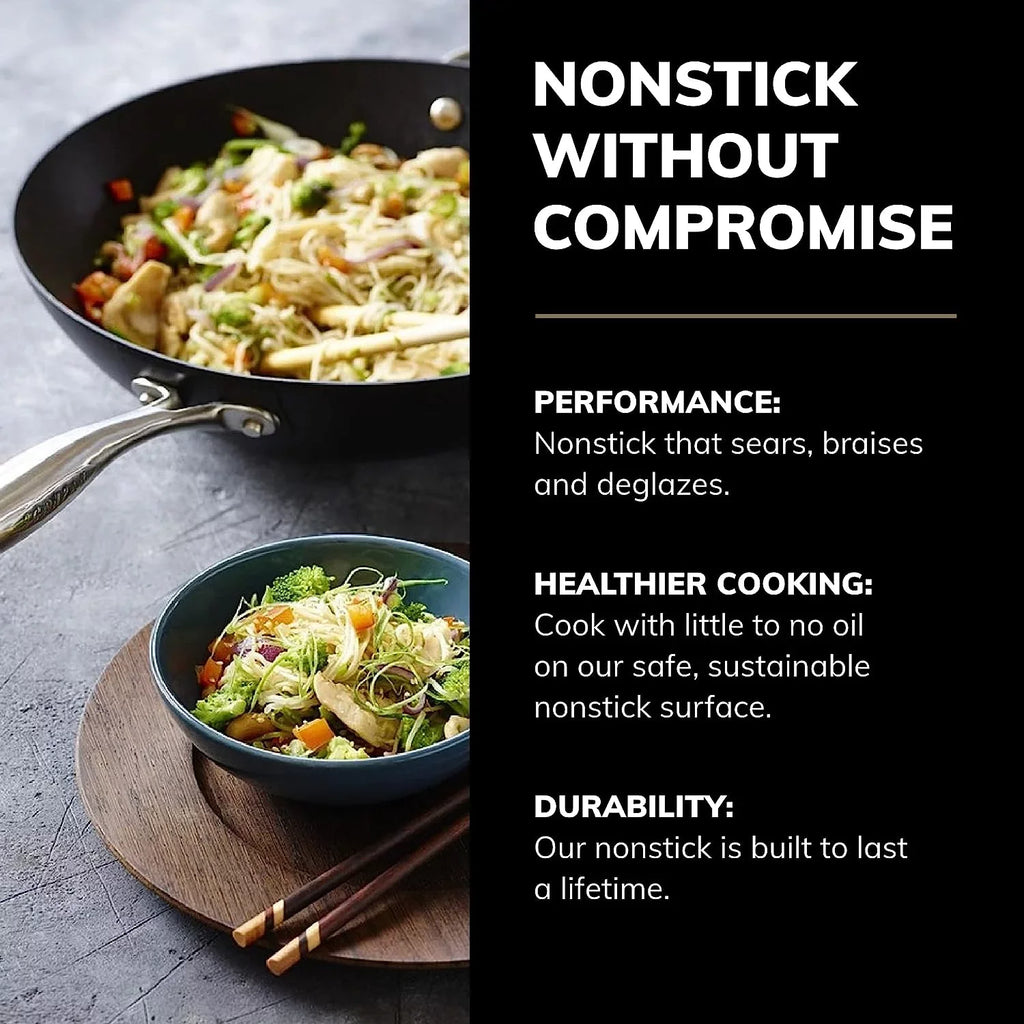 PRO IQ 12.5 Aluminum Cast Inch ScanPan Black Wok