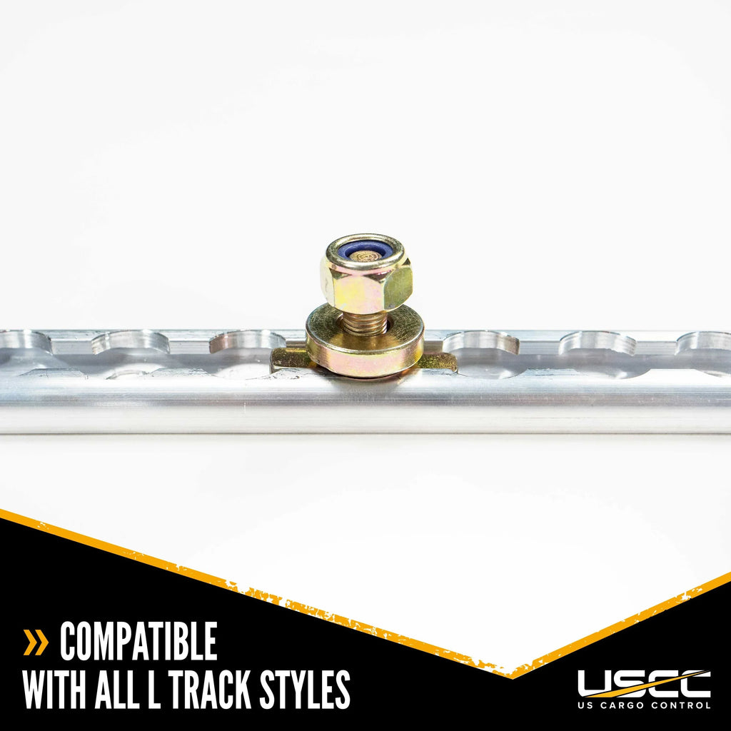 With Down Fitting, Threaded Track Control 1,833 Rails L Heavy-Duty Double Of Your Points, Track Or Cargo Lug Use 10 Pounds, Stud Truck Trailer Load In Limit Anchor To Pack L Bolt Create US Working