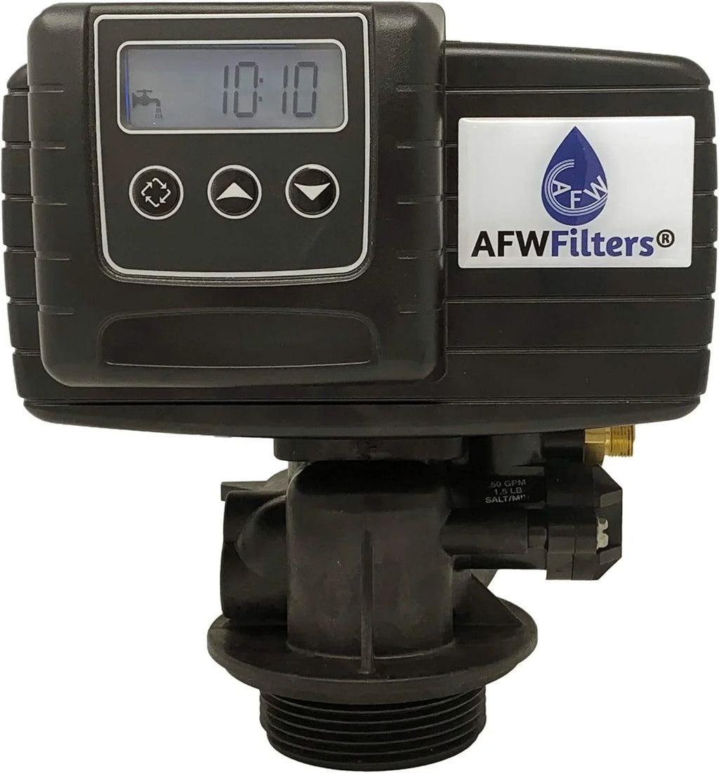 Foot Whole 3/4" Home Tanks and Iron Fine Connection, liquid FNPT 64k Resin, Pro AFWFilters Mesh Softener Blue with 2 Stainless cubic Steel