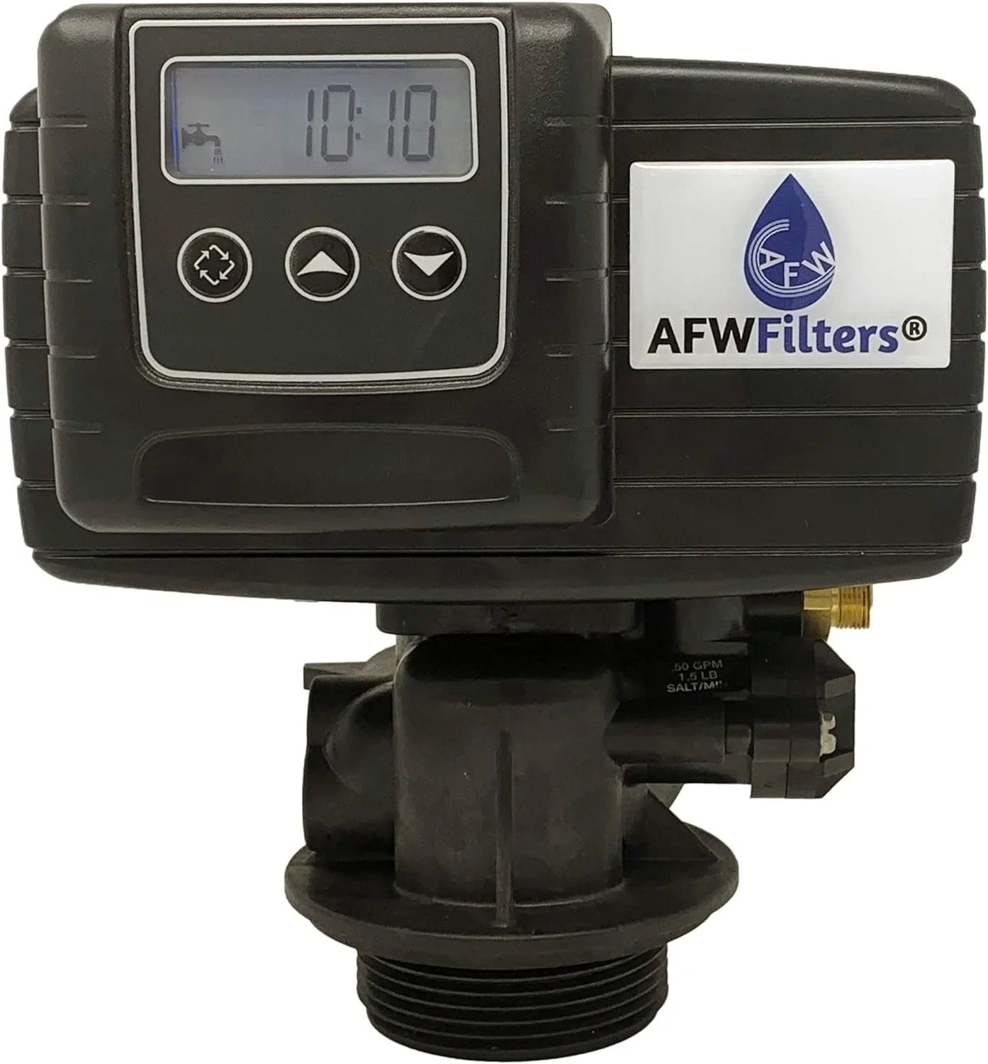 Foot Whole 3/4" Home Tanks and Iron Fine Connection, liquid FNPT 64k Resin, Pro AFWFilters Mesh Softener Blue with 2 Stainless cubic Steel