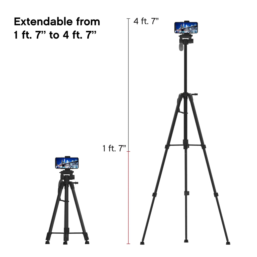 Pro - Screws Stand Phone/Camera Lightweight 57” Aluminum Bag On Mounting for W/ Air & Tripod Carry
