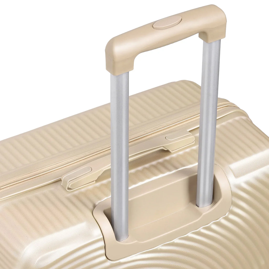 in Champagne, Oriental Collection TSA - Piece Spinner Lock Hardside Hikolayae Sets Luggage 3