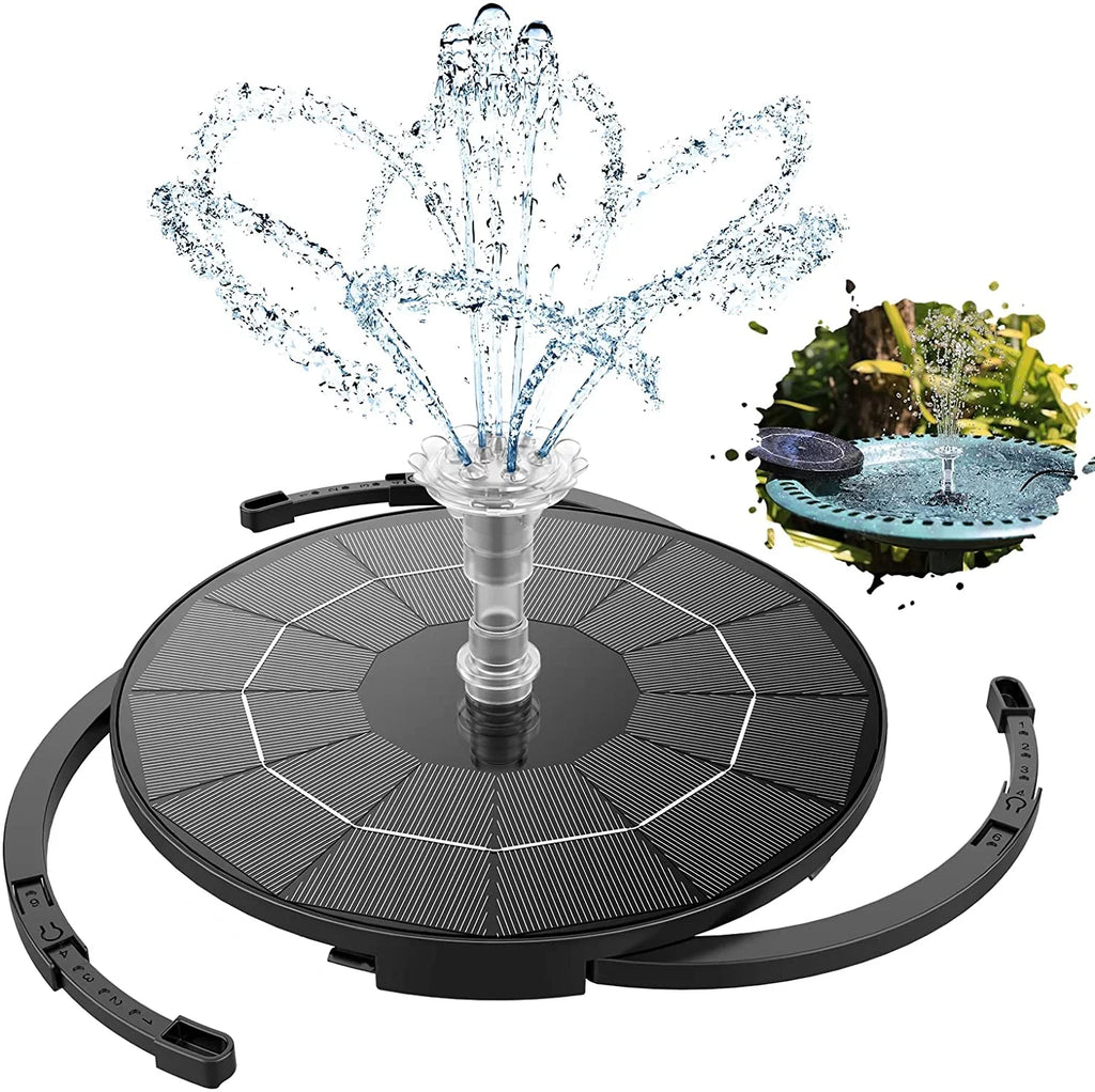 DIY liquid exterior Solar Nozzles, Powered Bird Fountain Pump 3.5W Multiple Solar Bath for Tank Ponds, Solar Garden, Fish Fountain with and for Feature Fountain liquid Aquarium