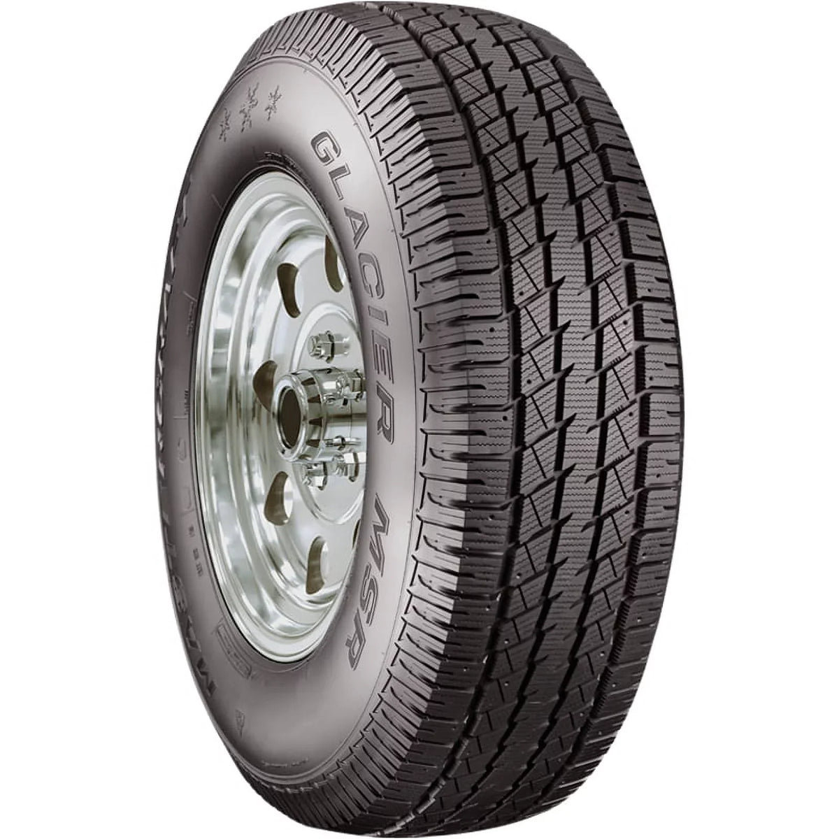 Winter Truck Tire 255/70R17 Light MSR Glacier 112T Mastercraft