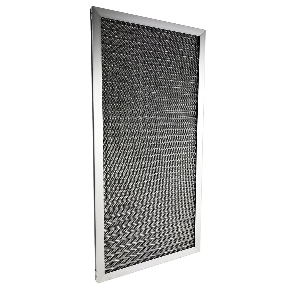 Metal x Central HVAC Electrostatic (12 Filter Furnace " x1"), Filter Filter, Air Washable Air Aluminum 24" AC