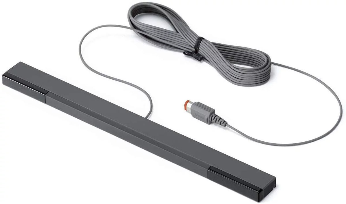 Wii With Nintendo Infrared Silver MOGOI Bar Wire Sensor MOGOI(TM) Winder for Wired Accessory (Used)