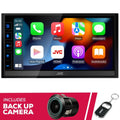 w/ Bullet 6.8" Multimedia JVC Backup KW-M785BW Shallow-Chassis Camera New Receiver