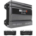 200 Amplifier Audio FA1-200.2 2 Bundle MB Watt FORMULA Amplifier Channel Car Quart