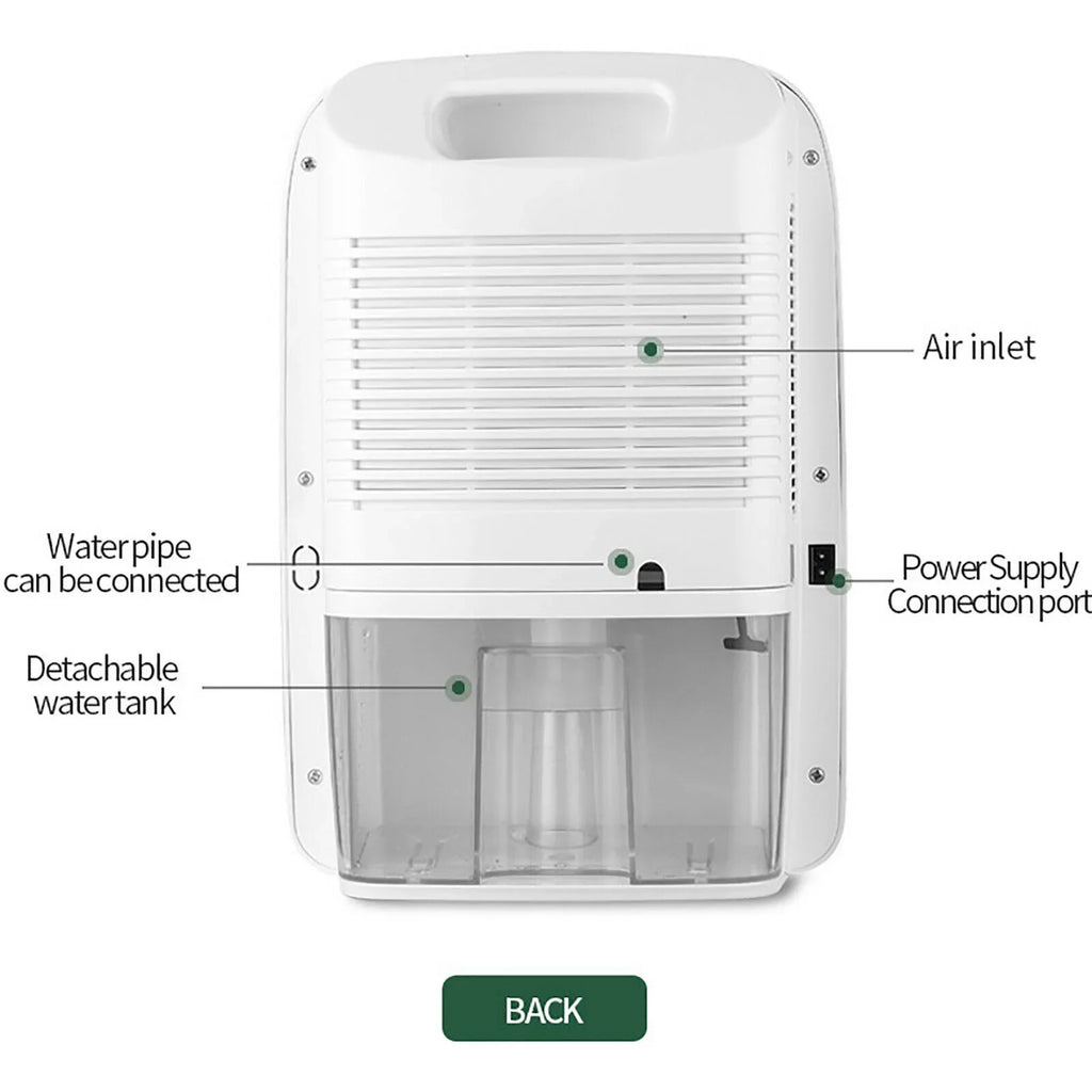 Damp Absorber Dehumidifier Home Dryer Air Wet Moisture W/Remote Portable