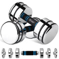 Adjustable Foam for 10lb Northdeer Lifting Steel Handle, Silver Weights Dumbbells Weight Pair 30lb 5lb 20lb Fitness Gym 15lb Set 50lb with