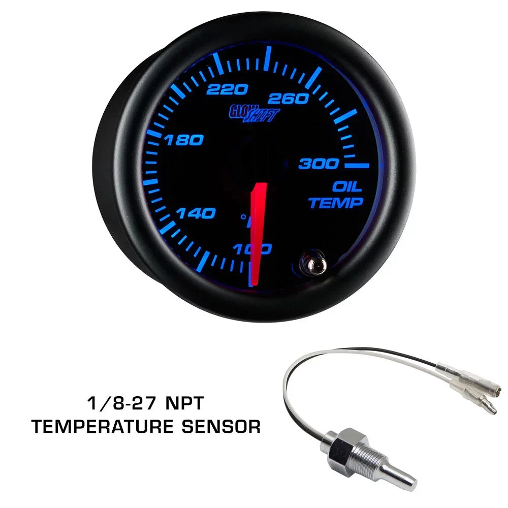 Impreza Gauge Set Replacement 7 Tinted WRX Triple Dashboard GS1 Clock GlowShift Gauge 2002-2007 Color Package Subaru with