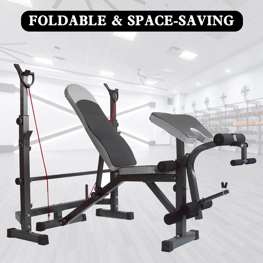 Preacher Workouts, Crunch Equipment Developer Handle Body Olympic Workouts Leg Bench, Home and with for for Bench Curl, Press At US Weight Champ Home Stock Workout