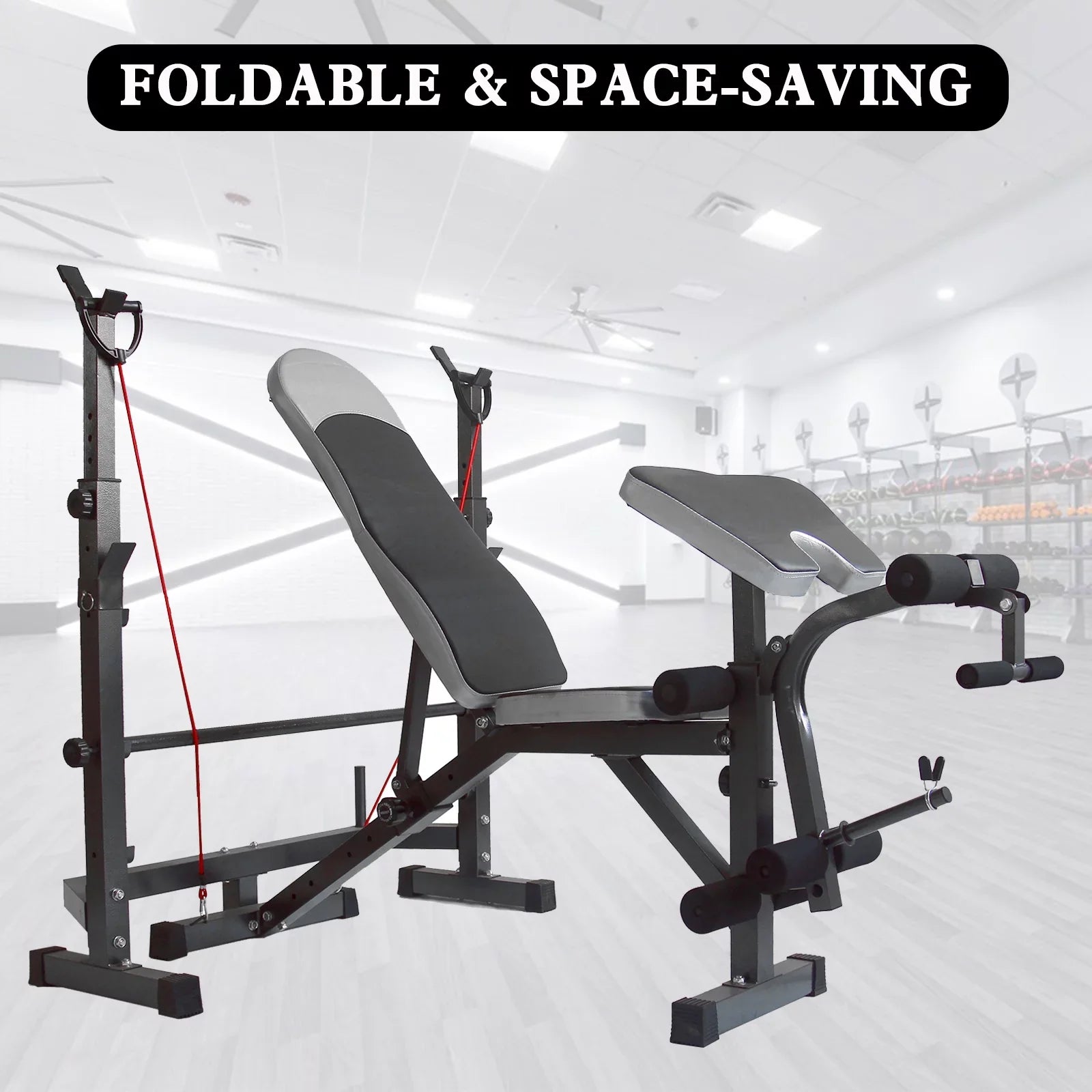 Preacher Workouts, Crunch Equipment Developer Handle Body Olympic Workouts Leg Bench, Home and with for for Bench Curl, Press At US Weight Champ Home Stock Workout