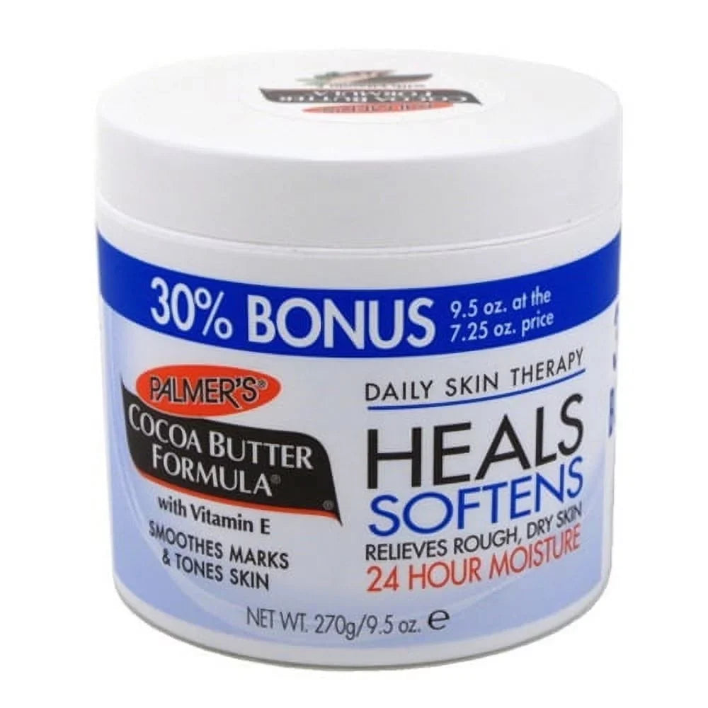 Jar, Skin Cream 9.5 dimension with Pack 3 Formula E, Vitamin Bonus oz, Butter Cocoa Palmers