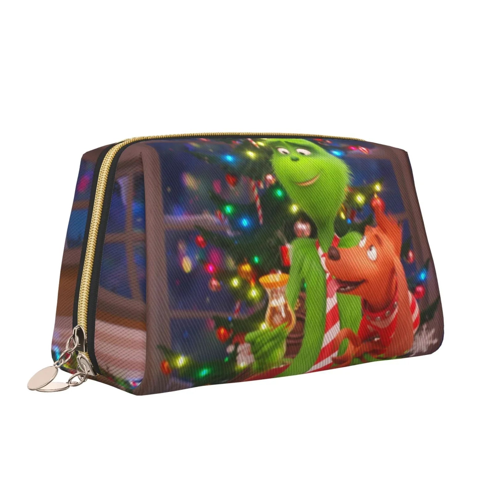 Toiletry Purse Pouch Organizer Leather Portable Storage Makeup Film Travel Grinch Bag Bag Gift Cosmetic