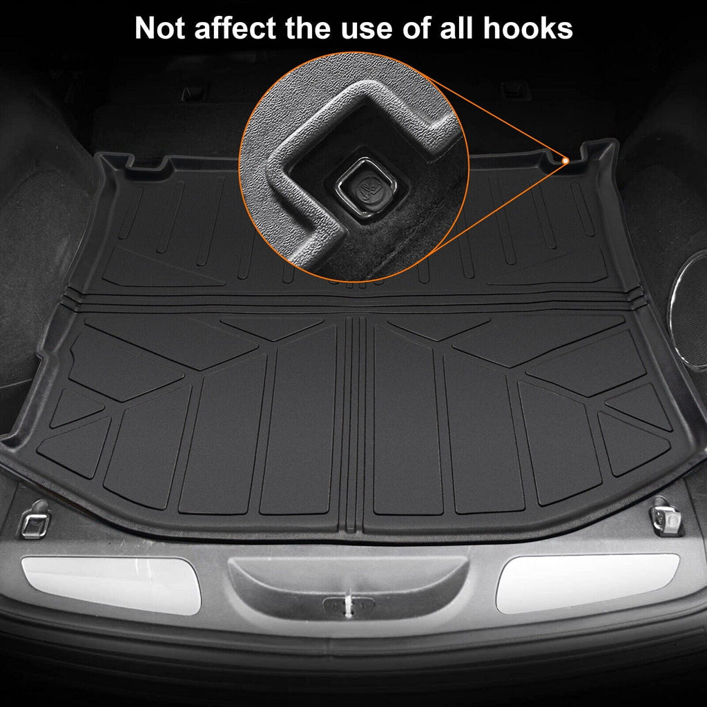 Custom Rubber 2011-2022 Liner Cargo Floor Rear Protector Mat TPE Fit climate Black Car Carpet Grand Trunk All Cherokee Cargo Jeep