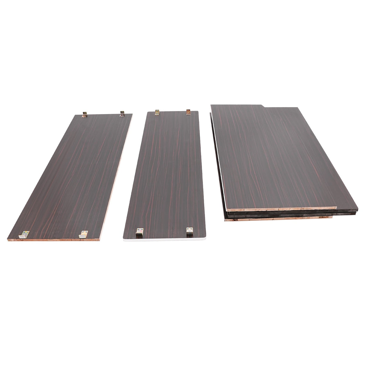 19.5x47.75x42.75in Cabinet Foldable Event TOOL1SHOoo bar Brown Edging with Black Portable Aluminum