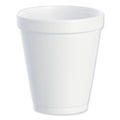 25/Bag, White, Cups, Bags/Carton Dart 40 Foam Drink oz, 8