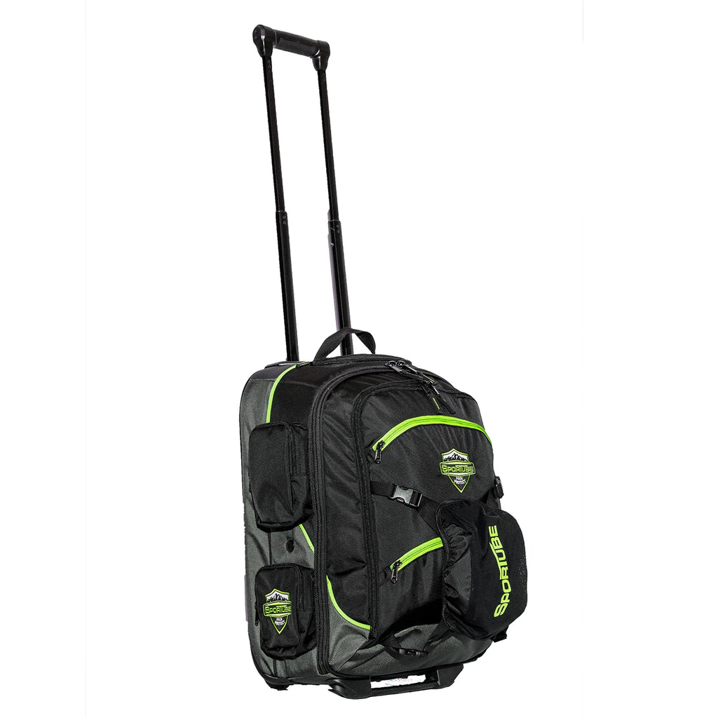Green Boot Cruiser Carry & Gear Wheeled Bag, Cabin Sportube On Padded
