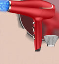 cold Hair Shot Shinier for Dryer, Settings, for and Concentrator 2 Speed Button, Nozzle(Red) Women, Cool Results, 2300W air Dryers Dryer, Power High Hair Ionic Heat and hot Function CONFU 3