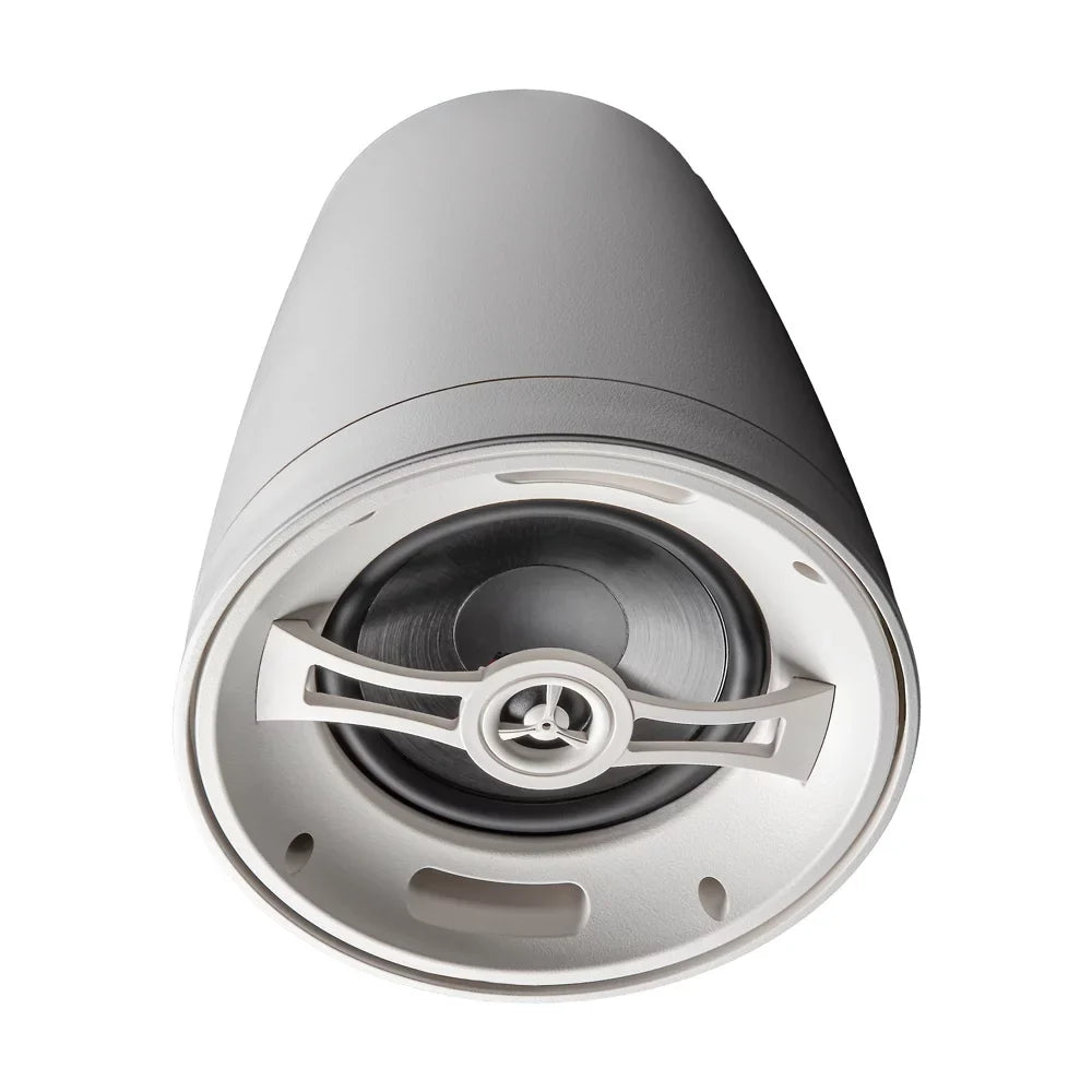 2 White 8Ohm/70V, Way 8" Arc Speaker, Pendant Coaxial 8 design OSD Nero